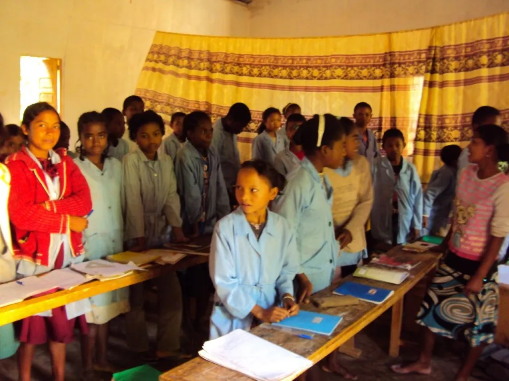 L’ouverture de l’école d’Ankorona, en 2006