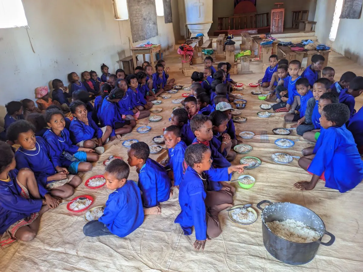 Le repas des élèves