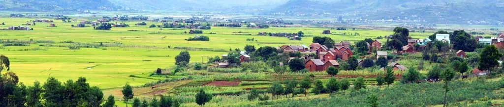Paysage sur la route d’Antsirabe